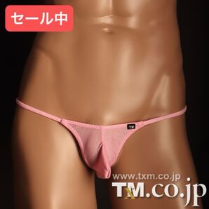 【セール価格】TMコレクション キラメキ2wayポインティ Gストリング ビキニ ピンク 桃 水着