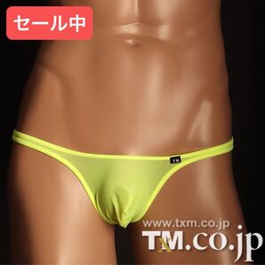 【セール価格】TMコレクション NewT2M2 3Dコンパクト Tバック ビキニ 蛍光イエロー 黄 水着