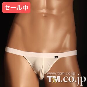 【セール価格】TMコレクション マイクロファイバー2way アウトゴム ハーフバック ホワイト 下着 水着 ビキニ
