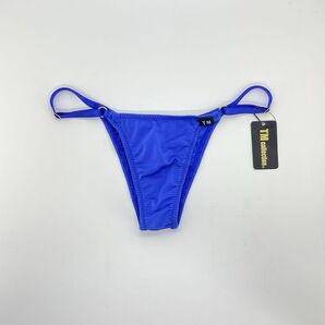 TMコレクション STRIKESKIN サイドストラップ ハーフバック ビキニ 蛍光ブルー 下着 水着