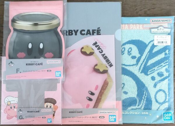 星のカービィ 一番くじ KIRBYCAFE petit F賞 G賞 WELCOME TO THE NEW PARK! G賞 セット