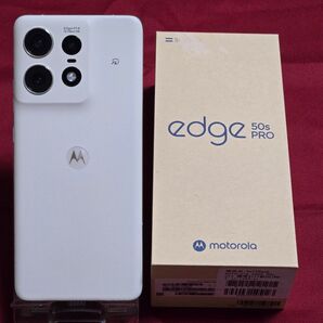 【美品】motorola edge 50s pro バニラクリーム 8GB/256GB