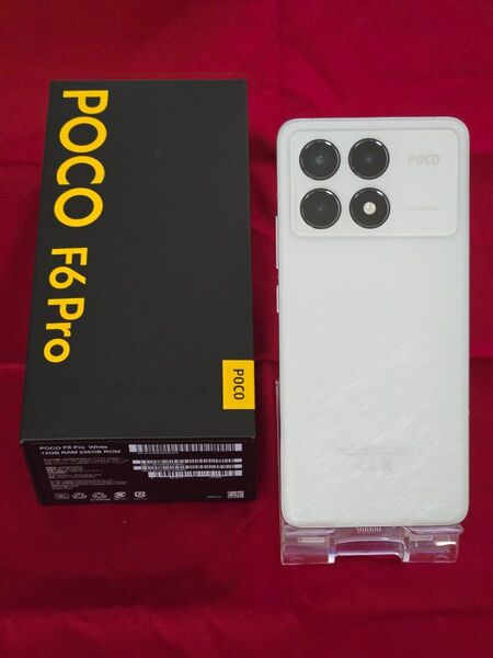 【BLU済】POCO F6 Pro 国内版SIMフリー ホワイト 12GB/256GB euROM