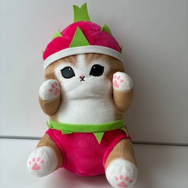 モフサンド フルーツにゃんBIGぬいぐるみ ドラゴンフルーツ
