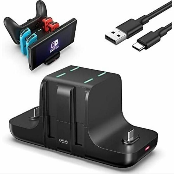 ニンテンドースイッチ Type-C 急速充電電源コード Joycon Proコントローラー Switch 充電器 充電ドッグ