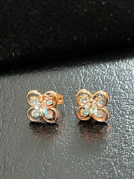 PY060 STAR JEWELRY スタージュエリー ミスティックトパーズフラワーピアス K10PG