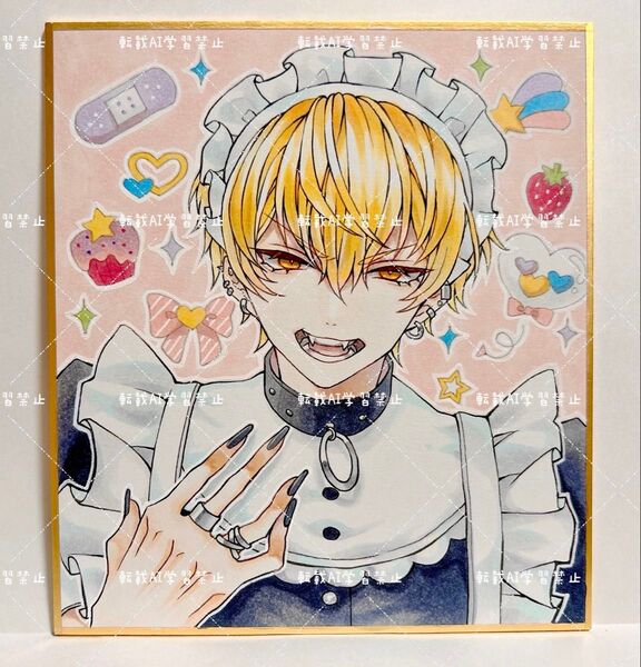 手描きイラスト オリジナル メイド