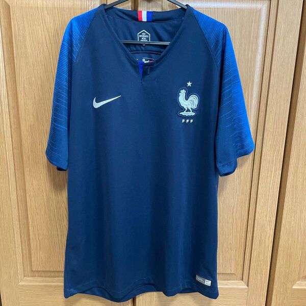 フランス代表 サッカーユニフォーム NIKE ネイビー Mサイズ