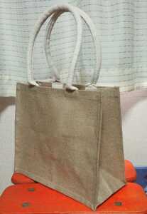 新品 MUJI 無印良品 B5サイズ MADE IN INDIA ジュートマイバッグ トートバッグ ショッピングバッグ エコバッグ インド製 bag