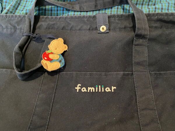 familiar ファミリア マザーズバッグ トートバッグ 刺繍 大容量 ユニセックス USED 中古 MOTHERS BAG