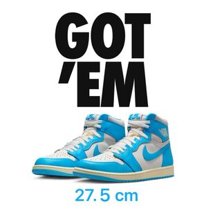 NIKE AIR JORDAN 1 HIGH OG "UNC TOE" 2024