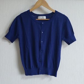 UVカット機能つき ロペピクニック 半袖 カーディガン 38サイズ
