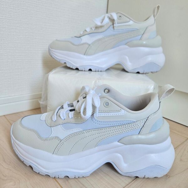 PUMA プーマ ウィメンズ シリア ウェッジ スニーカー Silver Mist シルバーミント 厚底