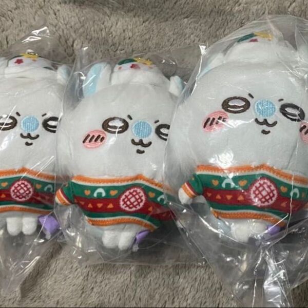 ちいかわ エニマイ くじ D賞 モモンガ 3体 新品 ぬいぐるみキーホルダー