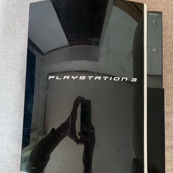 ジャンク品 PlayStation 3 本体 ブラック コントローラー2個