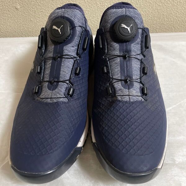 PUMA ゴルフシューズ DISC ネイビー 26.5cm