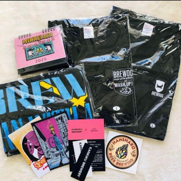 まとめ売 ブリュードッグ マンウィズ MWAM コラボ Tシャツ ミッケラー ビール ステッカー カレンダー グッズ アーティスト
