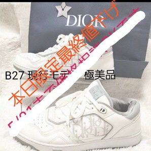 早い者勝ち 最終値下げ Dior ディオール オブリーク B27 トロッター ロートップスニーカー スムースカーフスキン 44