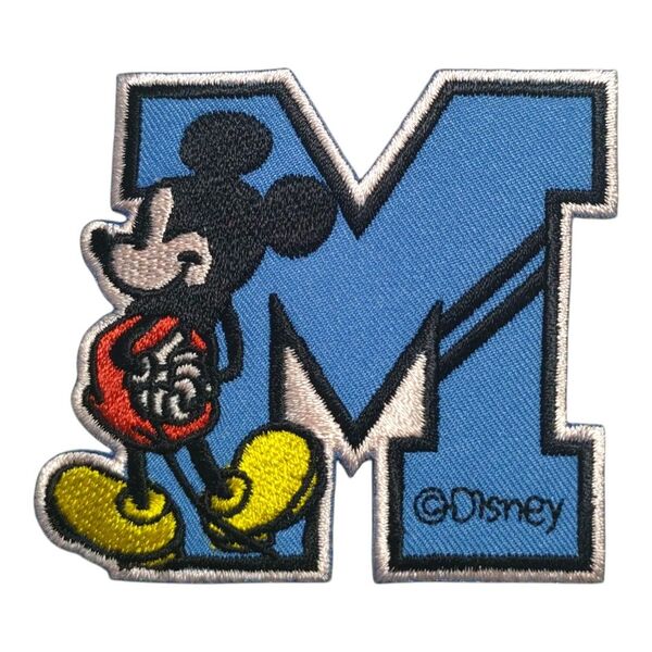 A-130【 アイロンワッペン 】 刺繍ワッペン アップリケ ディズニーDisney ミッキー mickey ミッキーマウス