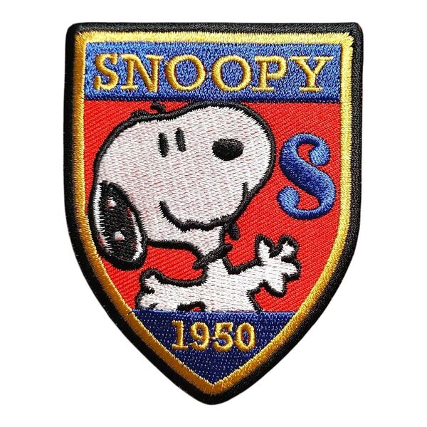 A-214【 アイロンワッペン 】 刺繍ワッペン アップリケ リメイク スヌーピー SNOOPY ピーナッツ PEANUTS