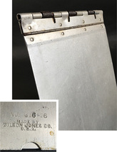 1940's ビンテージ アルミ製バインダー/ライト/ファイル/o.c.white/gras/店舗什器/デスク/椅子/アンティーク/照明/ランプ/工業系/レジ/看板_画像1