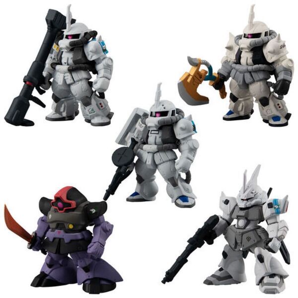 FW GUNDAM CONVERGE CORE ソロモンの白狼セット 【プレミアムバンダイ限定】