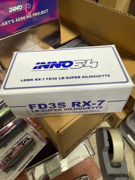INNO Models イノモデル 1/64 Mazda RX7 (FD3S) LB-WORKS スーパーシルエット 香港未開封品