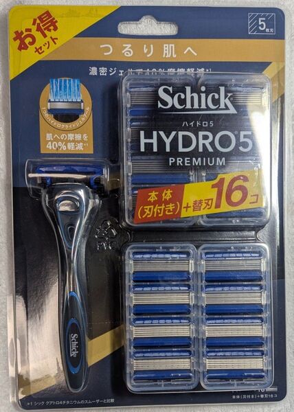 schick シック ハイドロ5プレミアム 本体+替刃16個