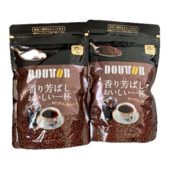 ドトール インスタントコーヒー 香り芳ばし おいしい一杯 70g×2袋