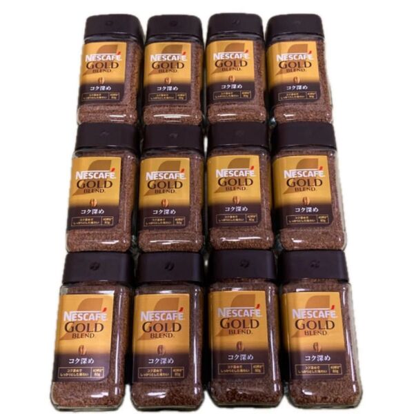 ネスカフェ ゴールドブレンド コク深め 80g×12本