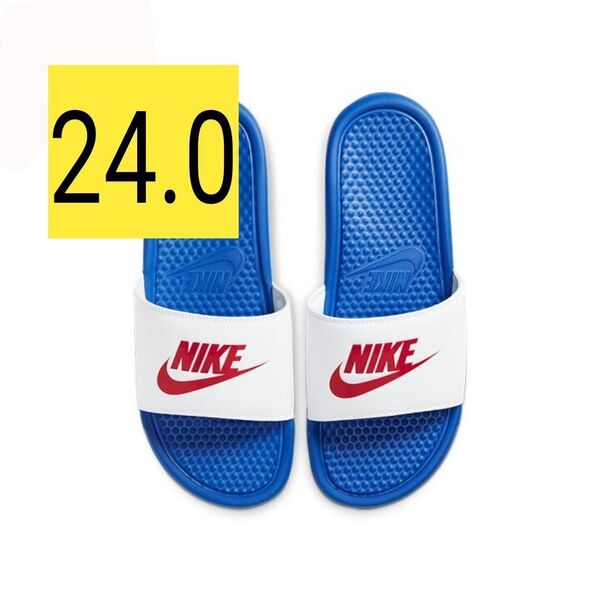 24cm 新品 343880-410 ナイキ ベナッシ サンダル
