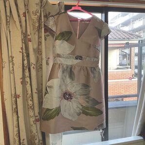 Ted Baker 花柄ワンピース ピンク サイズ2