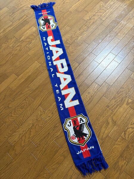 サッカー 日本代表 マフラー サムライブルー