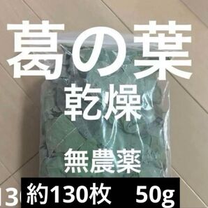 葛の葉 乾燥 小動物 約130枚 50g