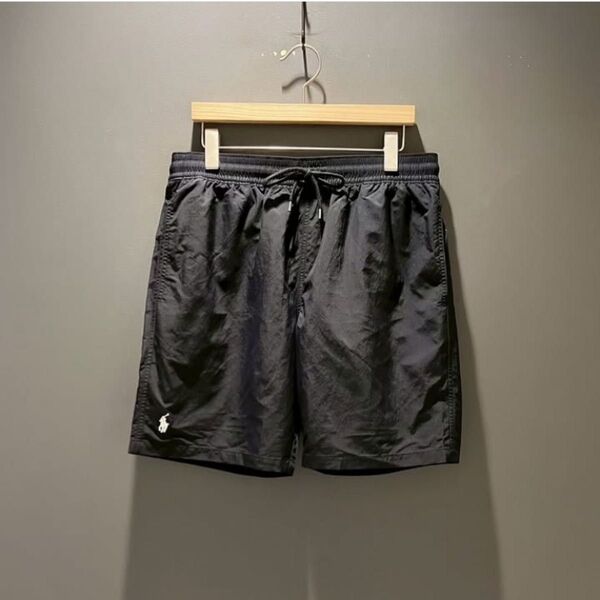 定価以下 セール 黒S ビームス ポロ ラルフローレン 別注 ショーツ 新品 LONG TRAVELER SWIM SHORTS