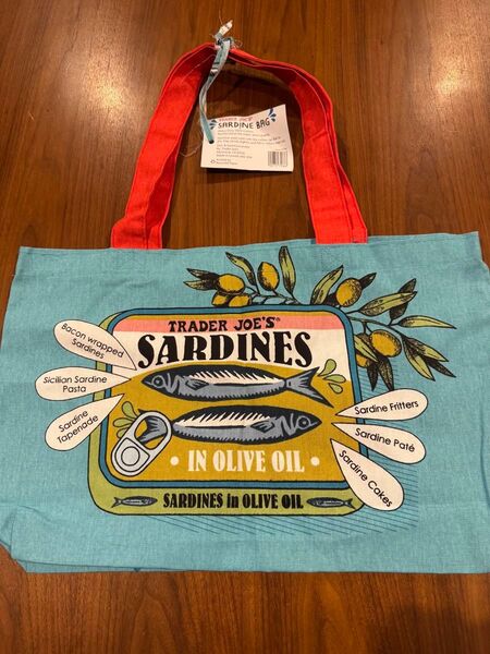 トレーダージョーズ Sardines エコバッグ 新品未使用