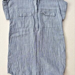 ZARA BASIC◆デニム◆シャツワンピース◆M