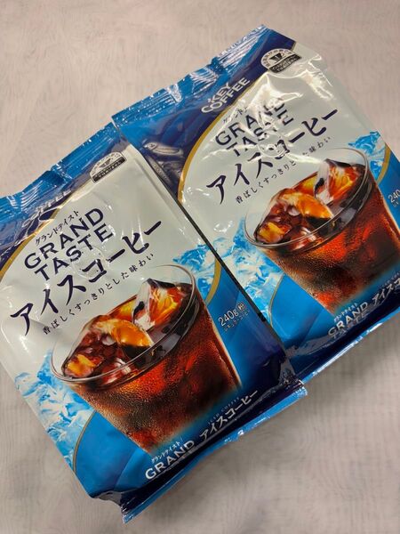240g×2個◆キーコーヒー◆グランドテイスト◆アイスコーヒー