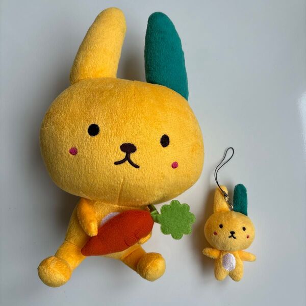 うさりん ぬいぐるみとマスコット2個セット 明治安田生命