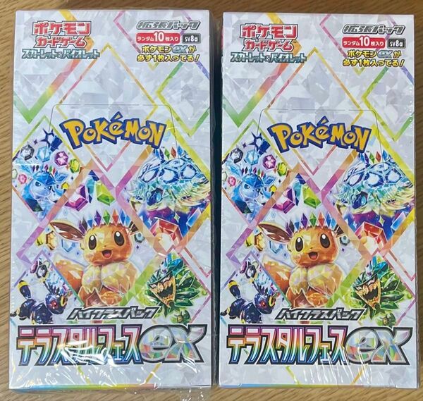 ポケモンカードゲーム テラスタルフェスexシュリンク付き2BOX