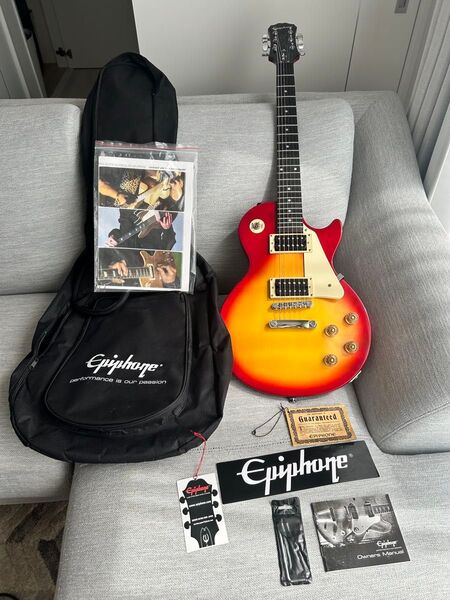 美品 Epiphone エピフォン エレキギター Les Paul 100 Heritage Cherry Sunburst
