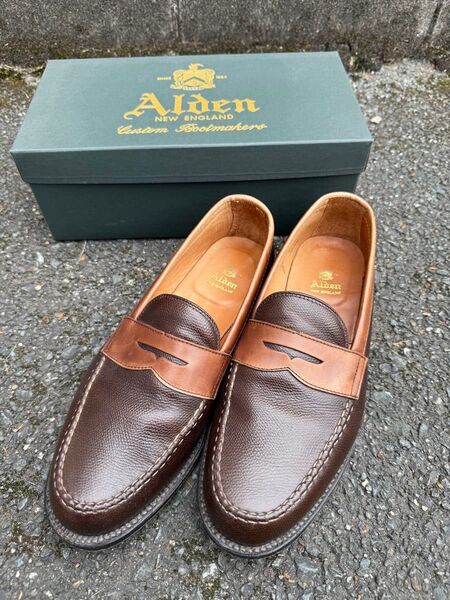 Alden N8204 Penny Loafer Calf US10 1/2 オールデン ペニーローファー カーフレザーシューズ