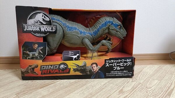 マテル ジュラシック・ワールド スーパービッグ! ブルー 未使用
