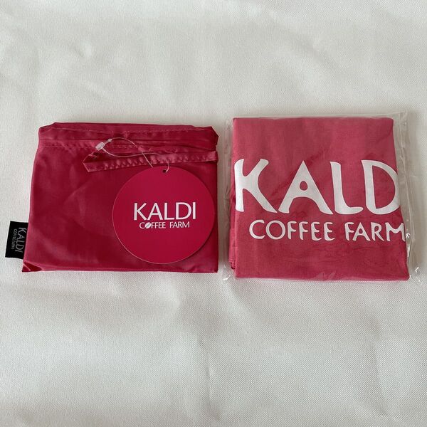 カルディ エコバッグ コットンエコバッグ オンライン限定 スモーキーピンク KALDI