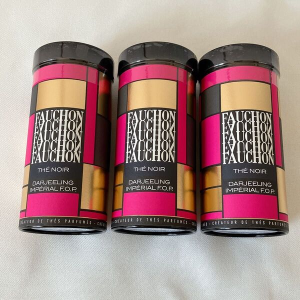 フォション FAUCHON 紅茶 3缶セット ダージリンF.O.P.