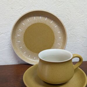 Denby ODE デンビーオウド カップ&ソーサートリオ 希少ビンテージ