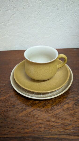 Denby ODE デンビーオウド カップ&ソーサートリオ 希少なビンテージ B