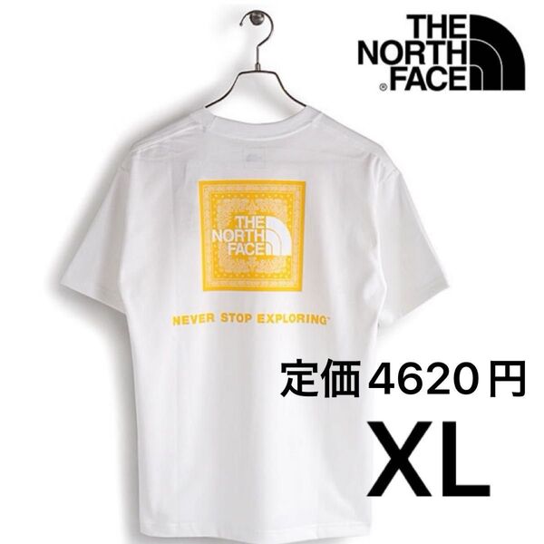 ノースフェイス NORTH FACE ロンT ホワイト 長袖Tシャツ XL