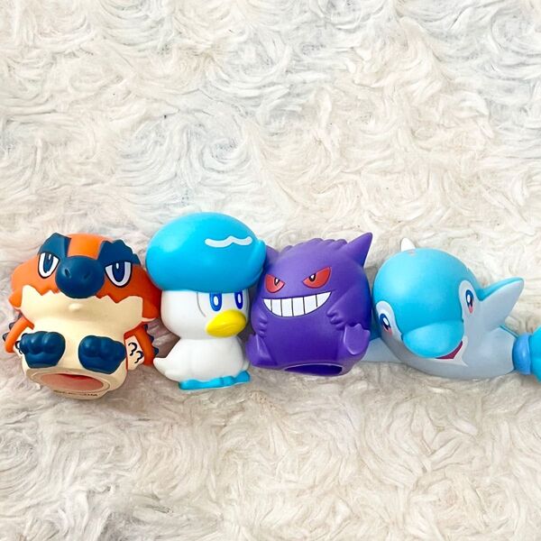 美品 ポケモン フィギュア4点セット 指人形 ポケモン ポケットモンスター ポケモンセンター ぬいぐるみ