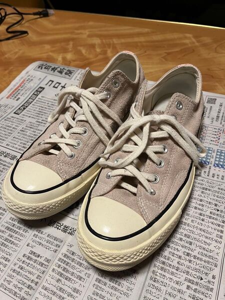 美品 CONVERSE CT70 ピンクスエード 27cm